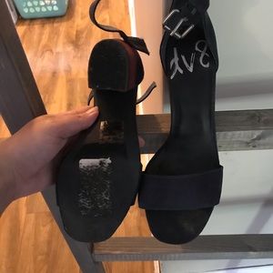 Cute block heels.